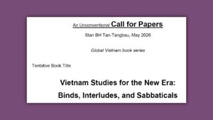 Read more about the article Call for Papers: Vietnamese Studies for the New Era