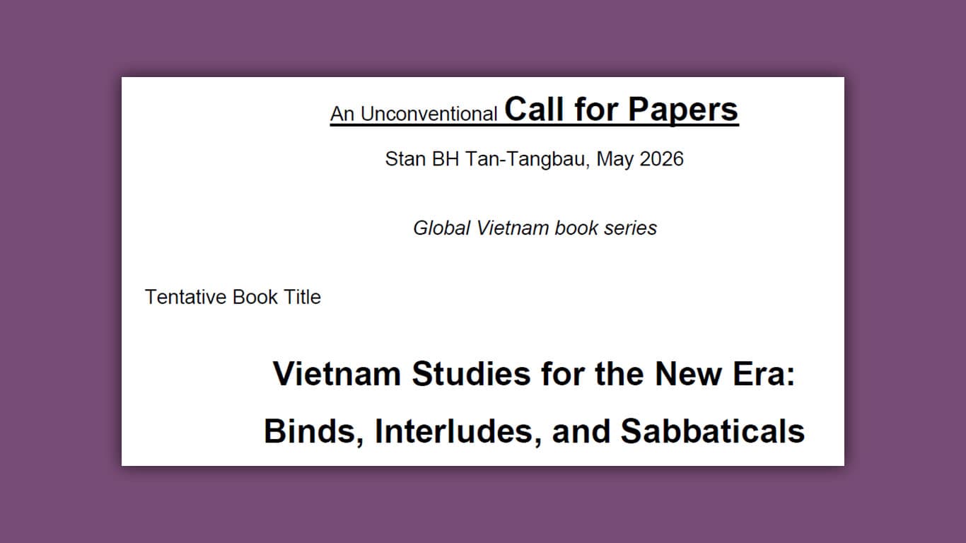 You are currently viewing Call for Papers: Vietnamese Studies for the New Era